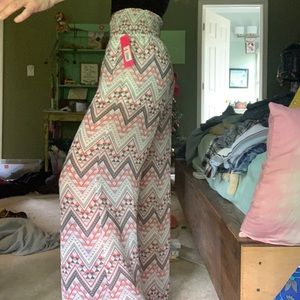 Flowy tribal print pants